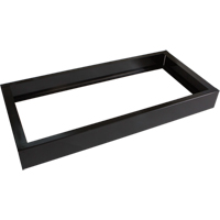 Base encastr&eacute;e pour casiers robustes enti&egrave;rement soud&eacute;e Concorde, 3 Blocs, 4" lo x 36" la x 17" p, Noir, Acier Les Distributions ICE