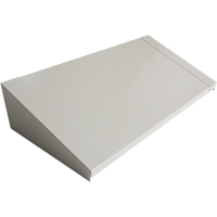 All-Welded Concorde - Heavy-Duty Lockers Sloping Top, 3 Bank, 18" D x 36" W x 6" H, Grey, Steel Les Distributions ICE