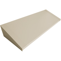 All-Welded Concorde - Heavy-Duty Lockers Sloping Top, 4 Bank, 18" D x 48" W x 6" H, Beige, Steel Les Distributions ICE