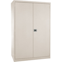 Armoires de rangement Hi-Boy profondes, Acier, 4 Tablettes, 72" h x 36" la x 24" P, Beige Les Distributions ICE