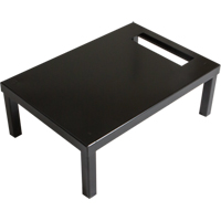 All-Welded Concorde Free Standing Locker Base, 2 Banks, 6" H x 24" W x 18" D, Black, Steel Les Distributions ICE