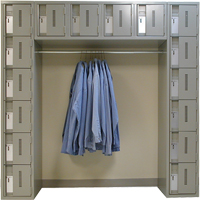 Arches de casiers robustes Concorde, 16 niveaux, Bloc de 3, 18" x 72" x 72", Acier Les Distributions ICE