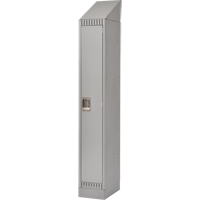 Assembled Lockers, 12" x 18" x 72", Steel, Grey, Rivet (Assembled) Les Distributions ICE