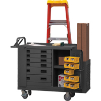 Heavy Duty Mobile Work Stations, Steel Surface Les Distributions ICE