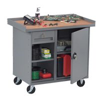 Mobile Workbench Cabinet, Laminate Surface Les Distributions ICE
