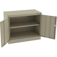 Standard Desk-High Cabinet, Steel, 30" H x 36" W x 18" D, Beige Les Distributions ICE