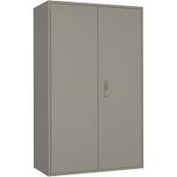 Armoire de rangement Hi-Boy tr&egrave;s large, Acier, 4 Tablettes, 72" h x 48" la x 24" P, Gris Les Distributions ICE