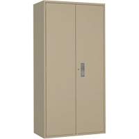 Armoire garde-robe, Acier, 36" la x 18" p x 72" h, Beige Les Distributions ICE