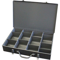 Compartment Steel Scoop Boxes, 17.875" W x 12" D x 3" H, 13 Compartments Les Distributions ICE