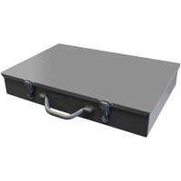 Compartment Steel Scoop Boxes, 17.875" W x 12" D x 3" H, 13 Compartments Les Distributions ICE