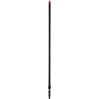 Manche avec alimentation en eau de la s&eacute;rie Transport, Balai, Noir, T&eacute;lescopique, 63" - 109" lo Les Distributions ICE