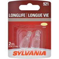 921 Mini-ampoule automobile &agrave; longue dur&eacute;e de vie, Incandescente, 17,9 W, Blanc cass&eacute; Les Distributions ICE