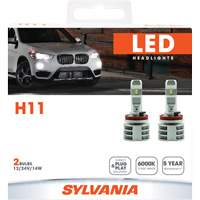 Ampoule pour feu avant H11, DEL, 13,2 W/17 W, Blanc Les Distributions ICE