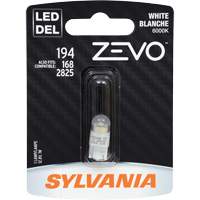 195 Mini-ampoule automobile Zevo, DEL, 0,7 W, Blanc Les Distributions ICE