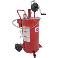 25-Gallon Steel Fuel Caddy with 2-Way Rotary Pump & Filter Les Distributions ICE