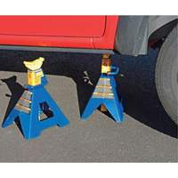 Jack Stand, Locking Handle/Ratchet, 6 tons Capacity, 25-1/4" H Les Distributions ICE