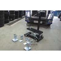 Cric de service de plancher, 14 tonne(s) Capacit&eacute;, 8-1/4" Abaiss&eacute;e, 20" &eacute;lev&eacute;e, Air comprim&eacute;/hydraulique Les Distributions ICE