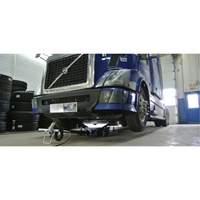 Cric de service de plancher, 14 tonne(s) Capacit&eacute;, 8-1/4" Abaiss&eacute;e, 20" &eacute;lev&eacute;e, Air comprim&eacute;/hydraulique Les Distributions ICE