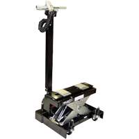 Cric de service de plancher, 12 tonne(s) Capacit&eacute;, 7-1/2" Abaiss&eacute;e, 15-3/4" &eacute;lev&eacute;e, Air comprim&eacute;/hydraulique Les Distributions ICE