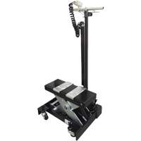 Cric de service de plancher &agrave; profil bas, 12 tonne(s) Capacit&eacute;, 7-1/2" Abaiss&eacute;e, 15" &eacute;lev&eacute;e, Air comprim&eacute;/hydraulique Les Distributions ICE