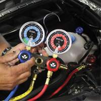 R1234Yf 2-Way Piston Valve Manifold Gauge Set Les Distributions ICE