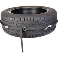 &eacute;largisseur pneumatique de talons T133, Caoutchouc, Convient aux jantes de taille 22" - 32" Les Distributions ICE
