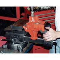 &eacute;tau r&eacute;versible pour m&eacute;canicien professionnel KT4800, Largeur des m&acirc;choires 8", Profondeur de la gorge 4-7/8", Base Pivotant Les Distributions ICE