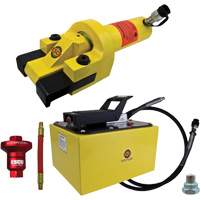 Ensemble de brise-talon pour pneus g&eacute;ants avec pompe hydraulique de 2 gallon Les Distributions ICE