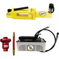Ensemble de brise-talon pour pneus g&eacute;ants/&eacute;quipement de terrassement Yellow Jackit Les Distributions ICE