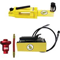 Ensemble de brise-talon pour pneus g&eacute;ants/&eacute;quipement de terrassement Yellow Jackit Les Distributions ICE