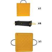 Ensemble de syst&egrave;me de sout&egrave;nement en composite CribLok 8 mcx Les Distributions ICE