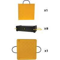 Ensemble de syst&egrave;me de sout&egrave;nement en composite CribLok 10 mcx Les Distributions ICE