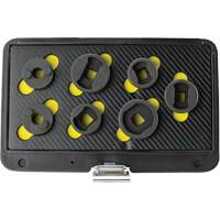 Threaded Leaf Spring Shackle Pin Remover & Installation Master Set, 7 Pieces, 1/2" Drive Size Les Distributions ICE