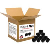 10-Piece Graphite-Coated Skirt Nuts for Pilot Hub Wheels Les Distributions ICE