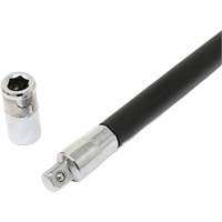 Tournevis flexible extra-long avec adaptateur carr&eacute; 1/4" x hexagonal 1/4" Les Distributions ICE