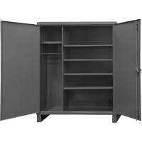 Vestiaire tr&egrave;s robuste, Acier, 60" la x 24" p x 78" h, Gris Les Distributions ICE