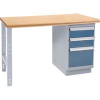 Industrial Duty Workbench, 30" W x 60" D x 34" H, 1000 lbs. Capacity Les Distributions ICE