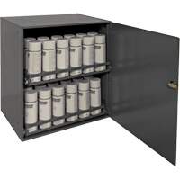 Armoire de rangement pour contenants a&eacute;rosol, Acier, 21-7/8" h x 15-15/16" la x 20-5/16" P, Gris Les Distributions ICE