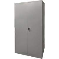 Armoire de rangement, Acier, 4 Tablettes, 78" h x 36" la x 24" P, Gris Les Distributions ICE