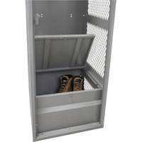 Casier pour &eacute;quipement, Acier, 24" la x 24" p x 72" h, Gris Les Distributions ICE