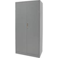 Armoires de rangement Hi-Boy, Acier, 4 Tablettes, 72" h x 36" la x 18" P, Gris Les Distributions ICE