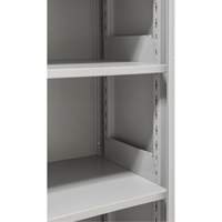 Armoires de rangement Hi-Boy, Acier, 4 Tablettes, 72" h x 36" la x 18" P, Gris Les Distributions ICE