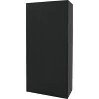Combination Storage Cabinet, 36" W x 18" D x 72" H, Black Les Distributions ICE