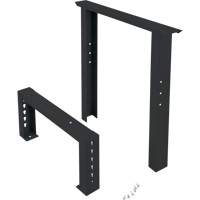 Pattes d'&eacute;tabli pour service industriel, Acier, 24" p x 34" h, Simple Les Distributions ICE
