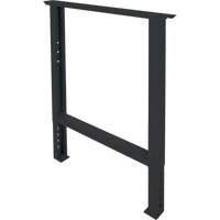 Pattes d'&eacute;tabli pour service industriel, Acier, 30" p x 34" h, Simple Les Distributions ICE