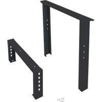 Pattes d'&eacute;tabli pour service industriel, Acier, 30" p x 34" h, Simple Les Distributions ICE