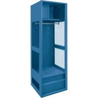 Casier pour &eacute;quipement, Acier, 24" la x 18" p x 72" h, Bleu fonc&eacute; Les Distributions ICE