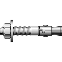 Power-Stud Wedge Anchors, Carbon Steel, 3/8" x 2-1/4" Les Distributions ICE