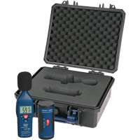 Sound Level Meter and Calibrator Kit, 30 - 130 dB Measuring Range Les Distributions ICE