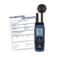 Wet-Bulb Globe Temperature (WBGT) Heat Stress Meter with Calibration Certificate Les Distributions ICE